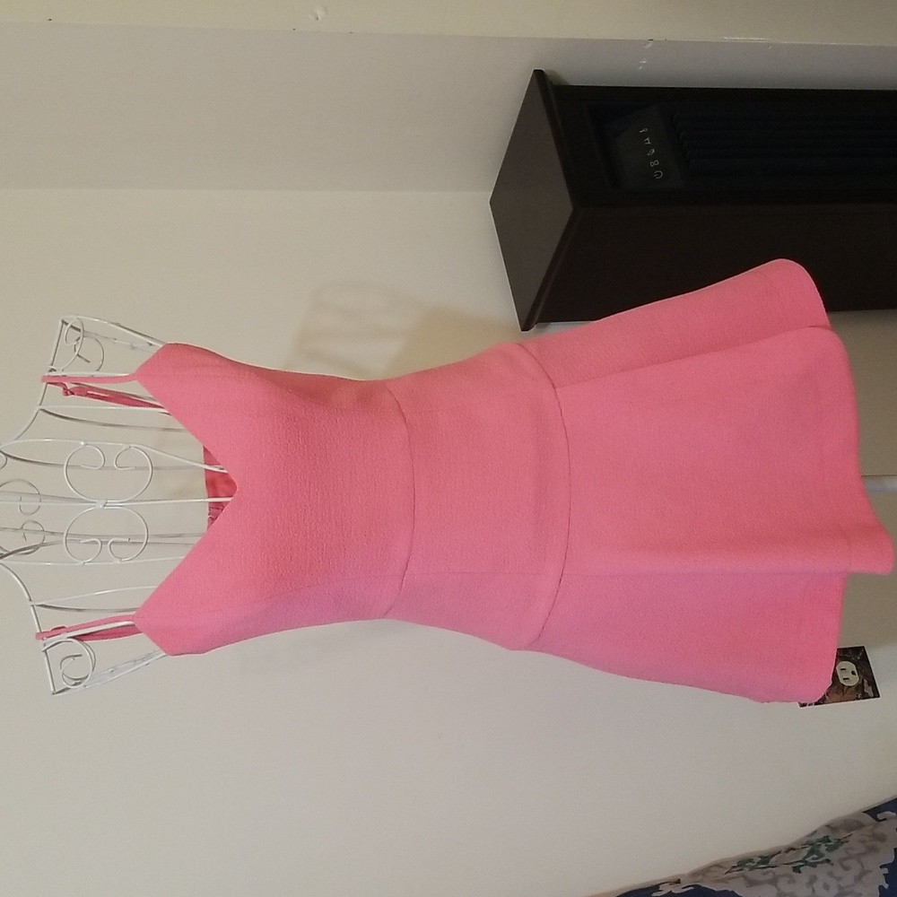 Black Halo hot pink dress. Size 0